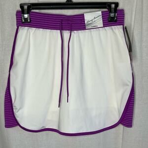 NWT Tommy Armour White‎ Purple Skort Tennis Golf Sports Size XS X-Small Pockets